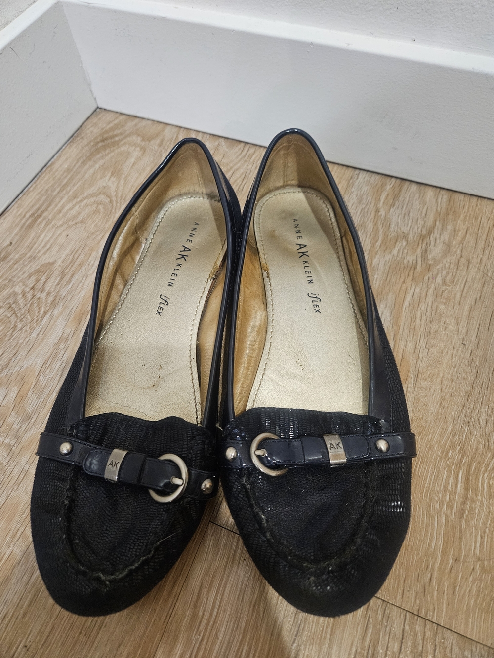 Anne Klein Navy Women's Slip-On Loafers